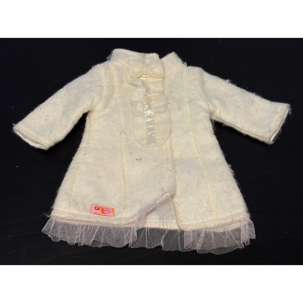 Our Generation Doll Clothes Coat White Wool For 18" Dolls